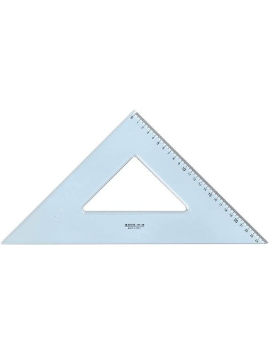 SQUADRA 45° 35CM LINEA UNI