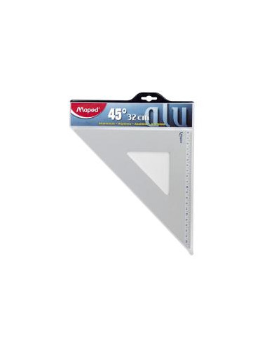 SQUADRA 32 CM 60°  ALLUMINIO