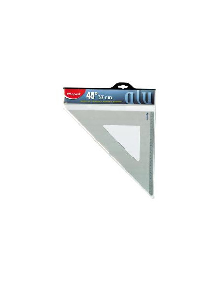 SQUADRA 37 CM 45°  ALLUMINIO