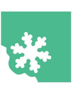 FUSTELLA ANGOLO MM.25  FIOCCO NEVE