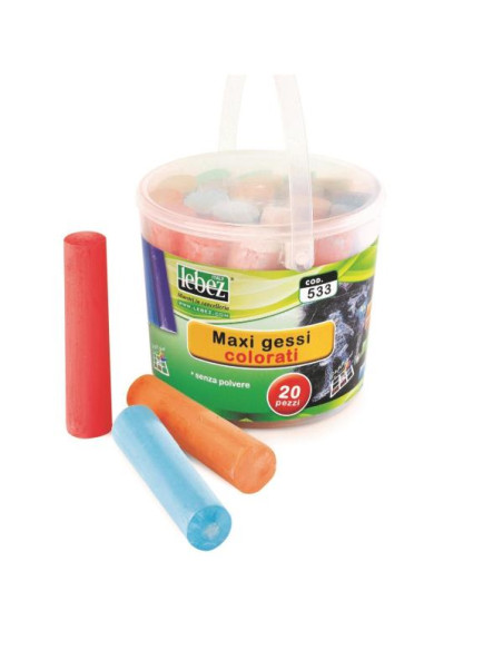 CF20   MAXI GESSI COLORATI DA 20 MM
