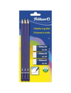 BLISTER 3MATITE  HB   3GOMME AL30