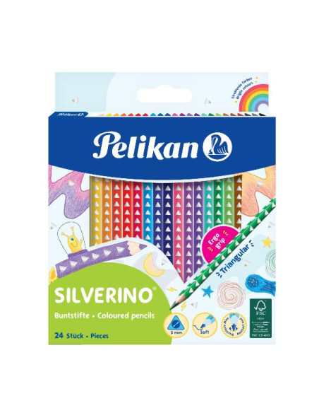 CF24 SILVER MAT COLOR TRIANG 3MM