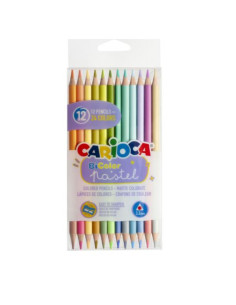 CF12 MATITE PASTEL BI-COLOR