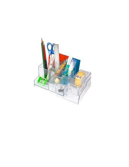DESK ORGANIZER IN ABS TRASPARENTE