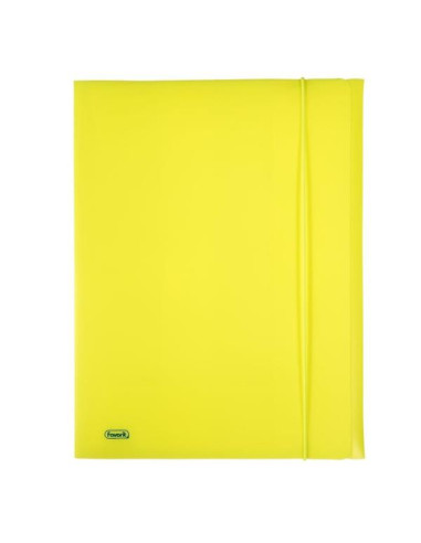 CART. ELASTICO NEON 24X33 GIALLO