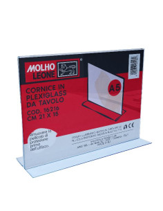 CORNICE A T PLEXIG. DA TAVOLO 21X15