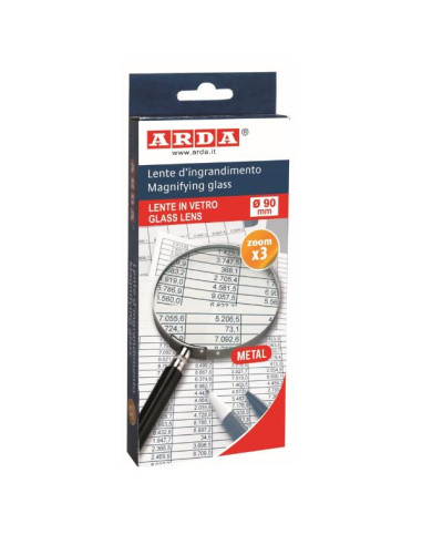 LENTE INGRANDIMENTO VETRO OTTICO 90