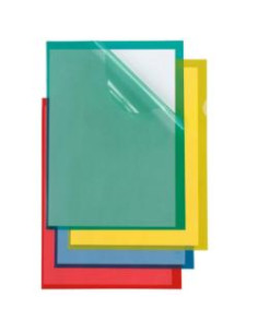 CF25 BUSTE A L POLI A4 BUCCIA BLU