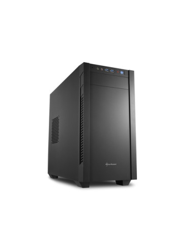 SHARKOON CASE S1000 MINI TOWER MICRO-ATX/MINI ITX, 4 SLOT, 2XUSB 3,0, 1X120 FRON 1X120 REAR, COLORE NERO