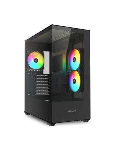 SHARKOON CASE SK6  ATX 2XU3, VETRO TEMPERATO, TRRS, 2XTG, 3X120 ARGB 2