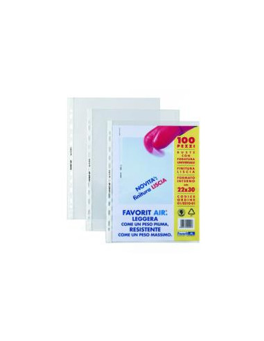 CF100BUSTA FOR.UN.AIR 22X30 LISCIA