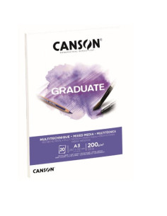 BLOCCO  MIX MEDIA A3 20FG. 200 G