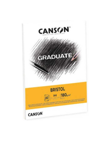 BLOCCO  BRISTOL A4 20FG. 180 G