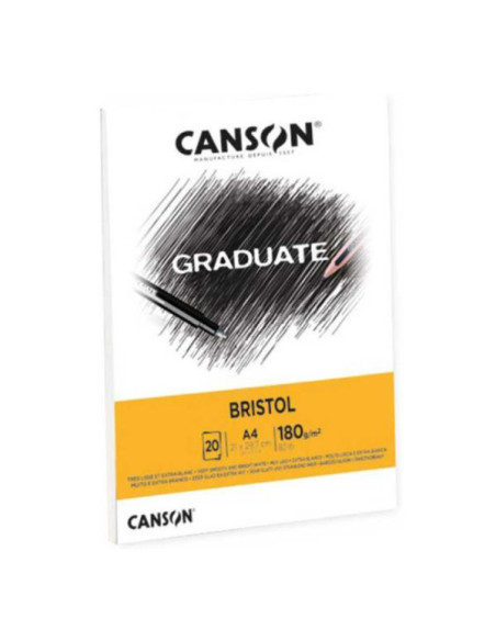 BLOCCO  BRISTOL A4 20FG. 180 G