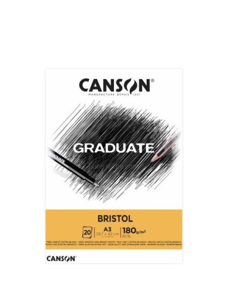 BLOCCO  BRISTOL A3 20FG. 180 G