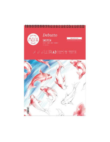 BLOC. SPIRALE DISEGNO 70FOGLI