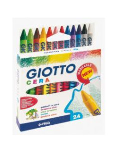 CF24PASTELLI GIOTTO CERA