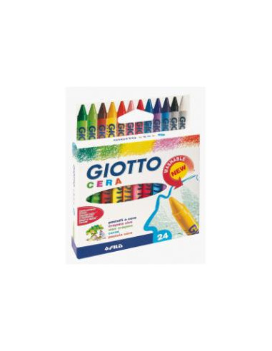 CF24PASTELLI GIOTTO CERA