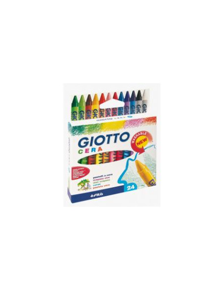 CF24PASTELLI GIOTTO CERA