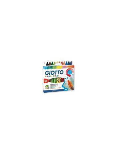 CF12PASTELLI GIOTTO CERA MAXI
