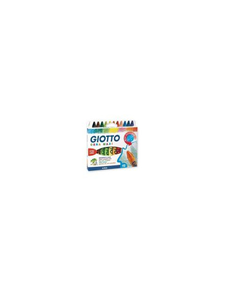 CF12PASTELLI GIOTTO CERA MAXI