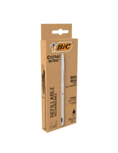 CRISTAL RE NEW 1MM NERO 1+2REFILL