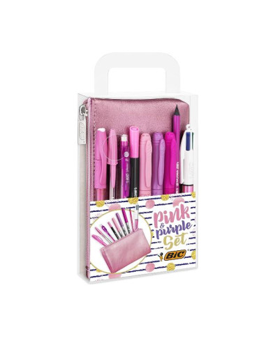 PINK SET ASTUCCIO + PENNE