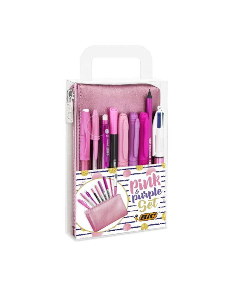 PINK SET ASTUCCIO + PENNE