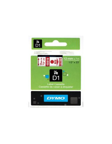 NASTRO D1 12MMX7M ROSSO/BIAN