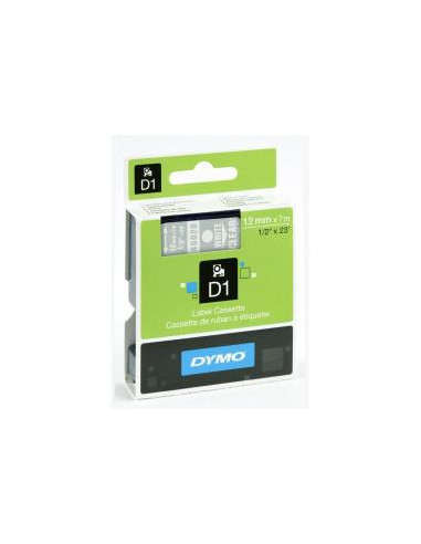 NASTRO D1 12MMX7M BIA/TRASP