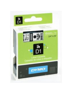 NASTRO D1 19MMX7M NERO/BIANCO