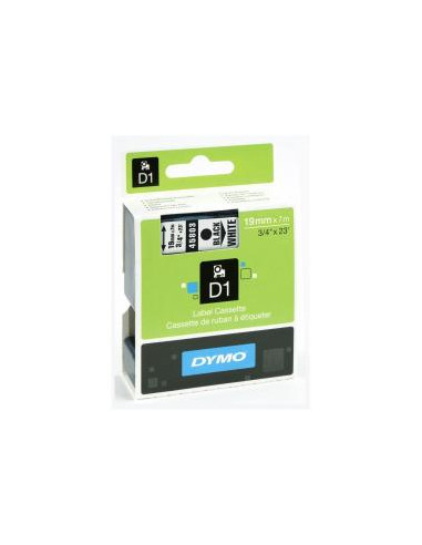 NASTRO D1 19MMX7M NERO/BIANCO