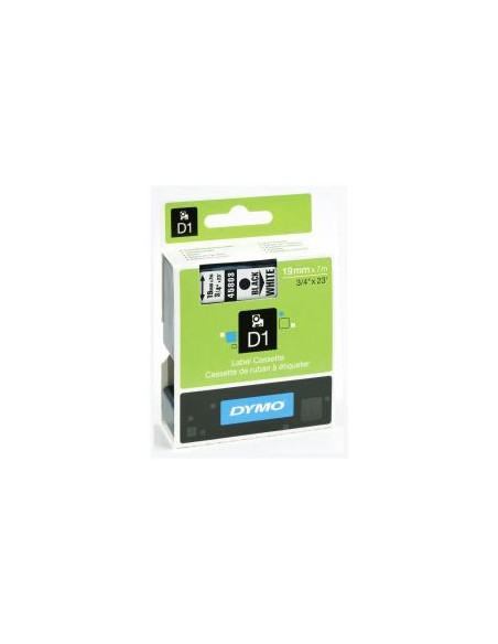 NASTRO D1 19MMX7M NERO/BIANCO