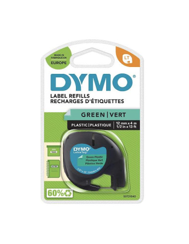 NASTRO LETRATAG 12MMX4M VERDE