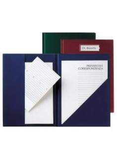 CARTELLA PORTA CORRISPONDENZA BLU
