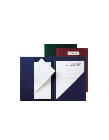 CARTELLA PORTA CORRISPONDENZA BLU