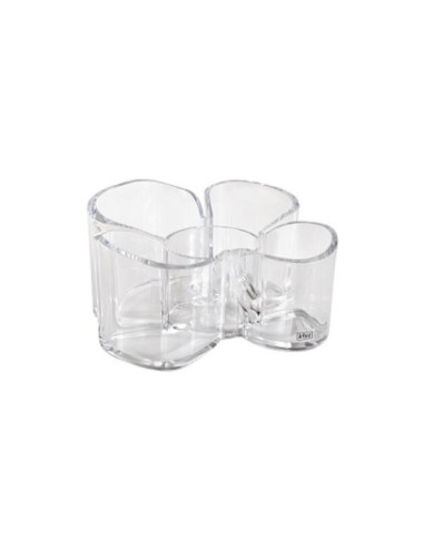 BICCHIERE PORTAPENNE FIORE.TRASP