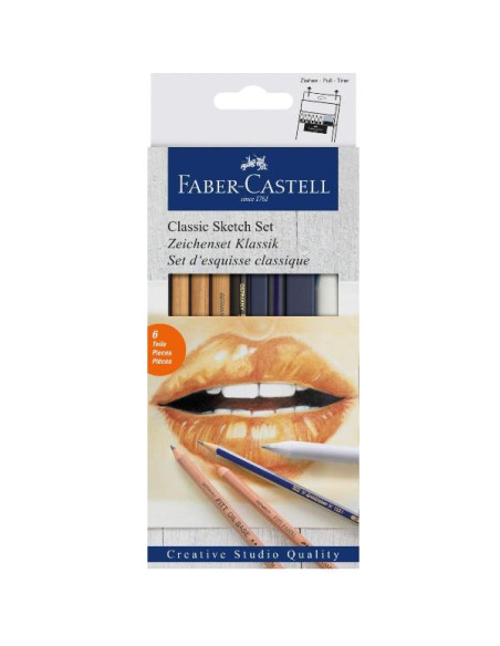 CF6 MATITA  GOLDFABER SKETCH SET