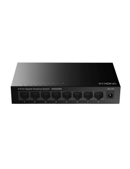 SWITCH 8 PORTE GIGABIT METAL
