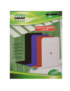 COPPIA 2 REGGILIBRI IN METALLO ROSS