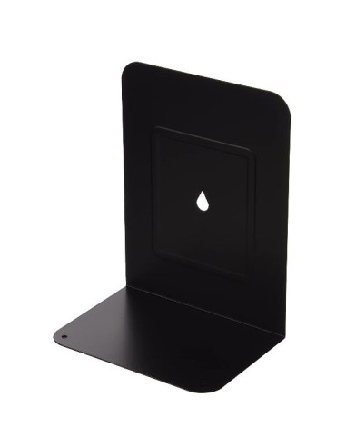 COPPIA 2 REGGILIBRI IN METALLO NERO