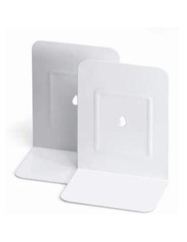 COPPIA 2 REGGILIBRI IN METALLO BIAN