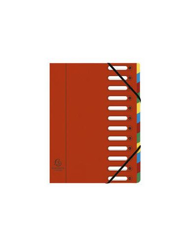 CLASSIFICATORI 12SCOMPART ROSSO