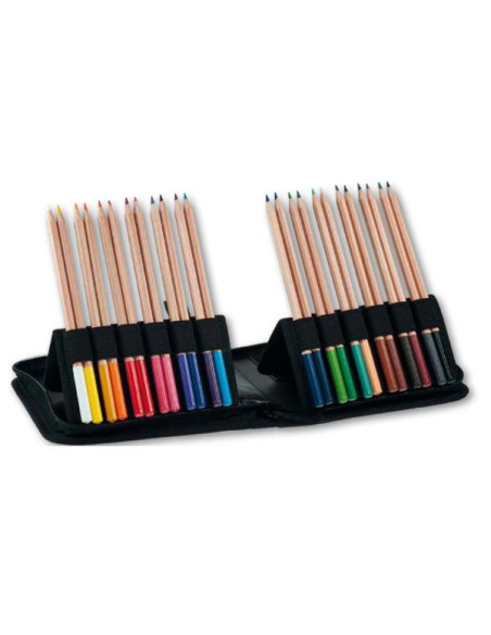 ASTUCCIO OBLO VUOTO PER 24 MATITE