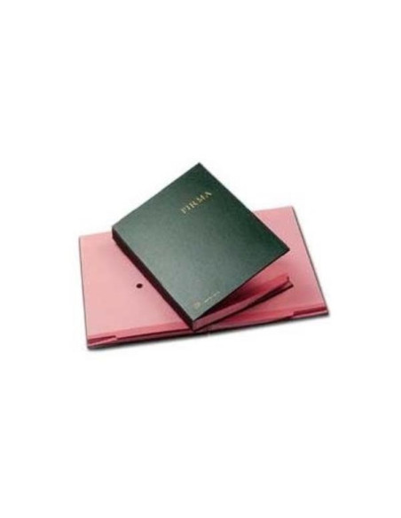 LIBRO FIRMA 14 INTERCALARI VERDE