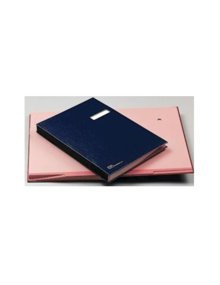 LIBRO FIRMA 18 INTERCALARI BLU