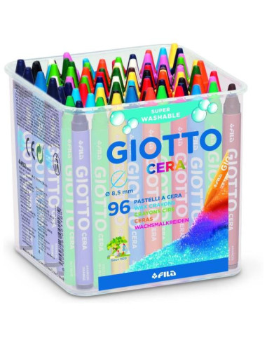 CF96 GIOTTO CERA MAXI BAR. COL ASS