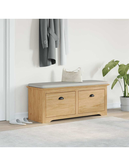 Panchina per corridoio BODO Marrone miele 118 x 40 x 50 cm