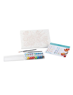 ART LAB NUMBER FLOWERS-KIT CREATIVO